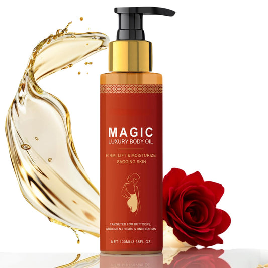 Dabacc Magic Firming Body Oil for Women, 100ml Glow Essence Moisturizing Lotion For Smooth, Collagen Lifting Skin Cream Reduce Finelines Plumping Moisturizin oil for Smooth,Radiant Skin