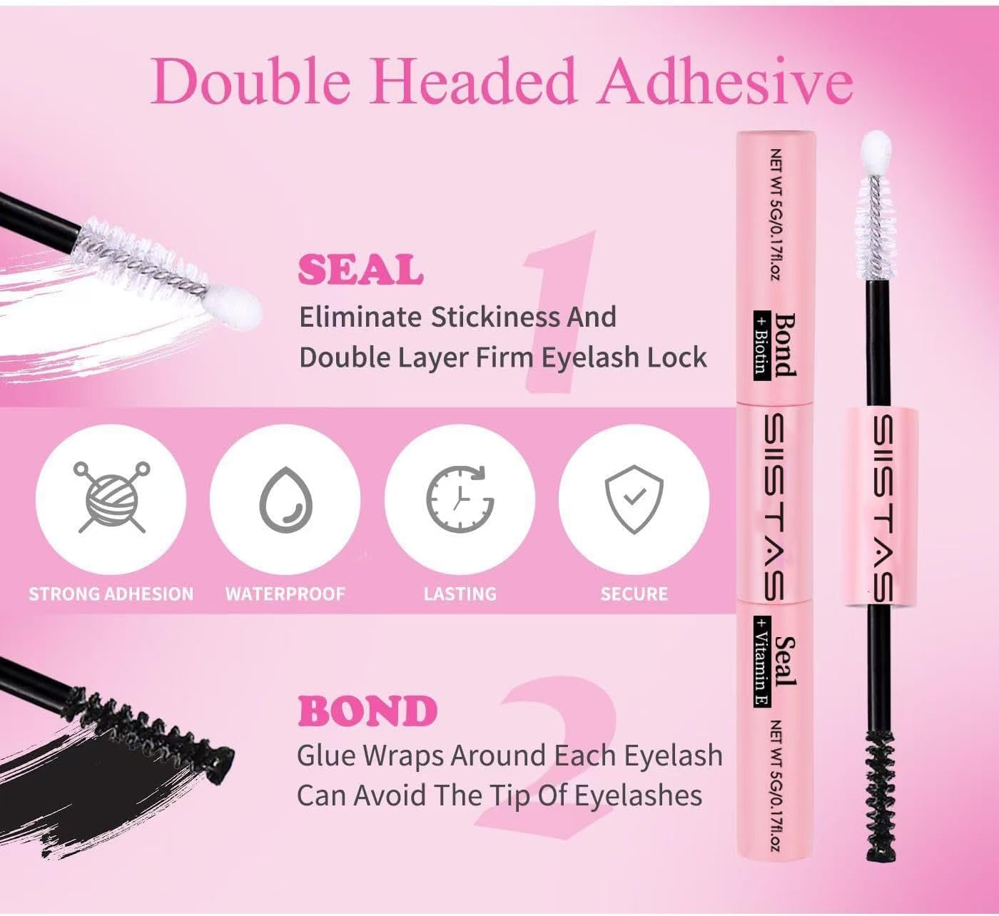 SIISTAS Fluffy Individual Eyelashes Kit 546Pcs Clusters Lashes 60D+80D+100D D Curl Thick Lash CLusters with Lash Bond and Seal Tweezers DIY Lash At Home Look Like Eyelash Extensions(60+80+100kit)