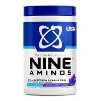 USN Nine Aminos (330g) Grape Fizzy - Amino Acids - Amino Acid-Mix