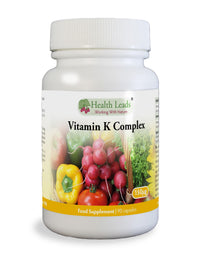 Health Leads ...Working With Nature Vitamin K Complex 150mcg x 90 Capsules