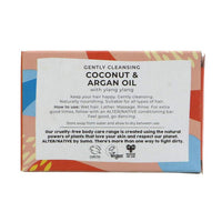 Alter/Native Coconut and Argan Glycerine Shampoo Bar, 90 g