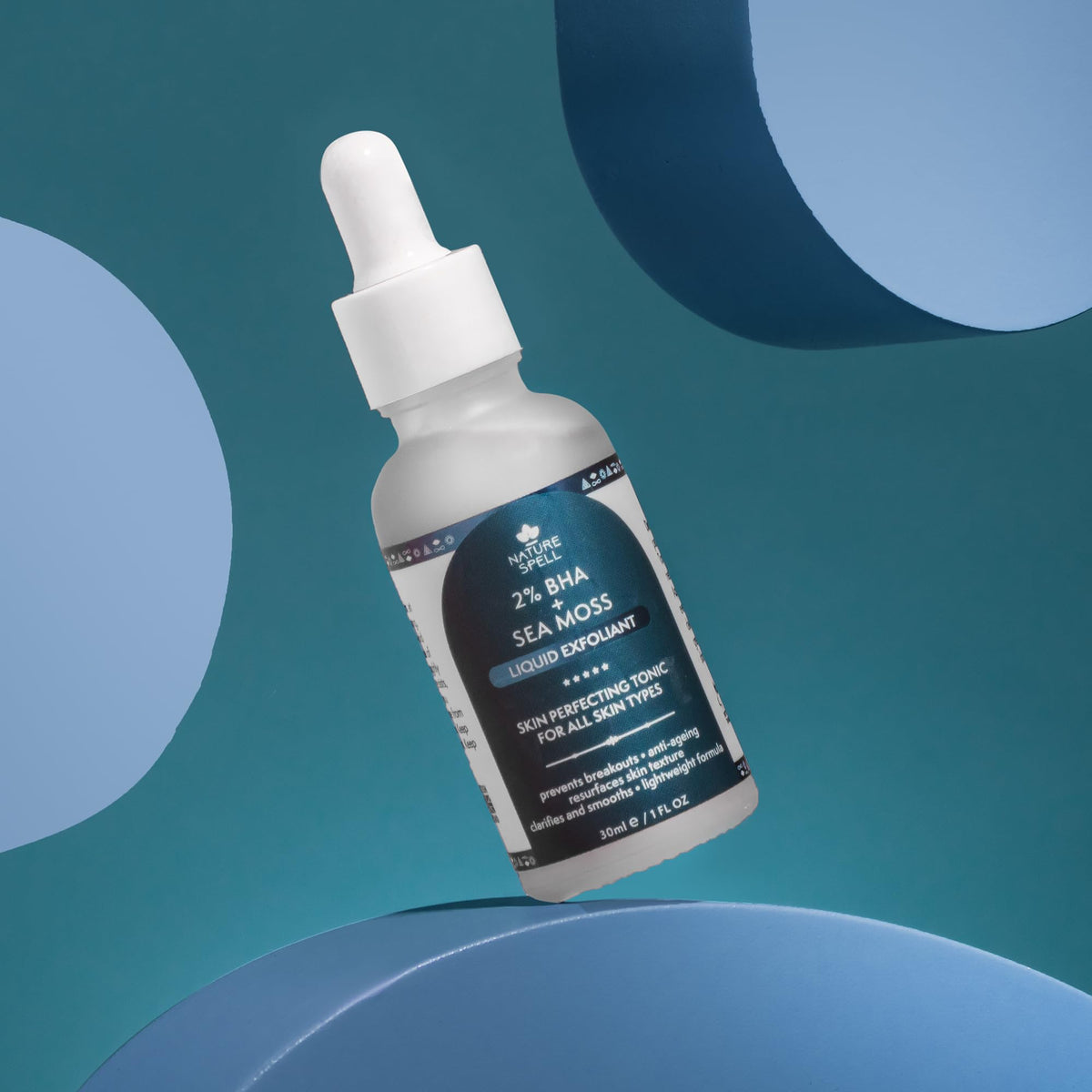 Nature Spell 2% BHA Liquid Exfoliant with Salicylic Acid, Pore Minimising & Breakout Control Treatment, Gentle Chemical Exfoliator for Oily & Blemish-Prone Skin, Vegan Skincare, 30ml