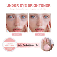 EveBeaty Under Eye Brightener and Concealer - Long Lasting Pink Cream for Dark Circles - Full Coverage for Spots - Highlighter and Foundation in One