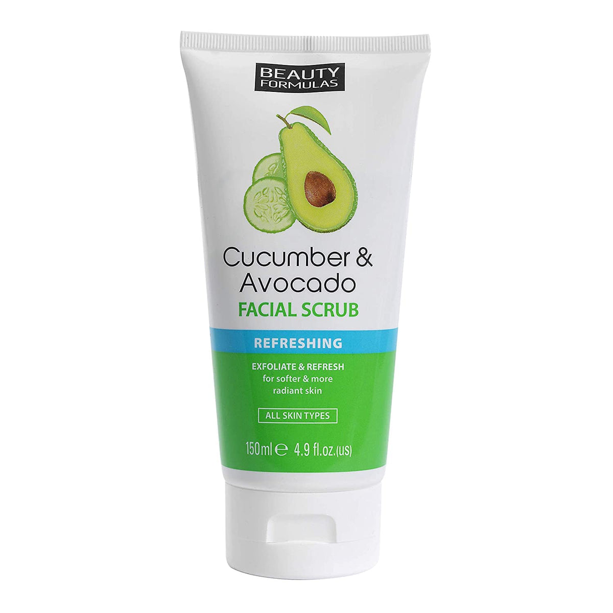 Beauty Formulas BEAUTY FORMULAS FACE SCRUB CUCUMBER & AVOCADO