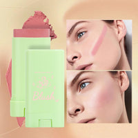 LYNTYAOU Cream Blush Blusher Stick for Cheek Make up, Creamy Soft Cream Blushes Contour, 3-in-1 Lip Cheek Eye Red Peach Pink Milk Blush, Weightless Long-Wearing Natural, Buildable Skin Tint
