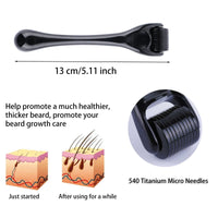 Beard Growth Kit,Beard Oil Beard Growth Serum for Men,0.5MM Derma Roller for Beard Growth,Beard Grooming Tools for Beard Rapid Growth and Thickening