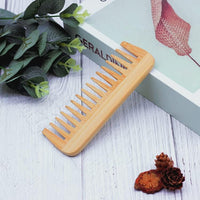 Lisoviom Wide-Tooth Comb bamboo,Large Hair Detangling Comb Wide Tooth Comb, No Handle Detangler Comb Styling Shampoo Comb,Quality Wooden Curls Comb,Wooden Hair Comb Wide Tooth Wood Anti Static for Long Hair