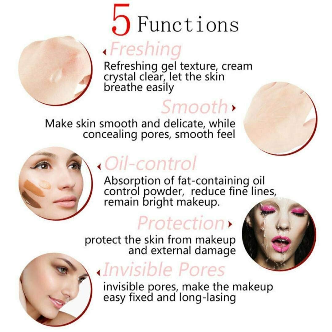 ONEKLIK PHOERA Primer Pore Primer Under Foundation Full Coverage Oil control Long lasting Makeup Foundation Primer Oil Free Makeup Base (6 ml)