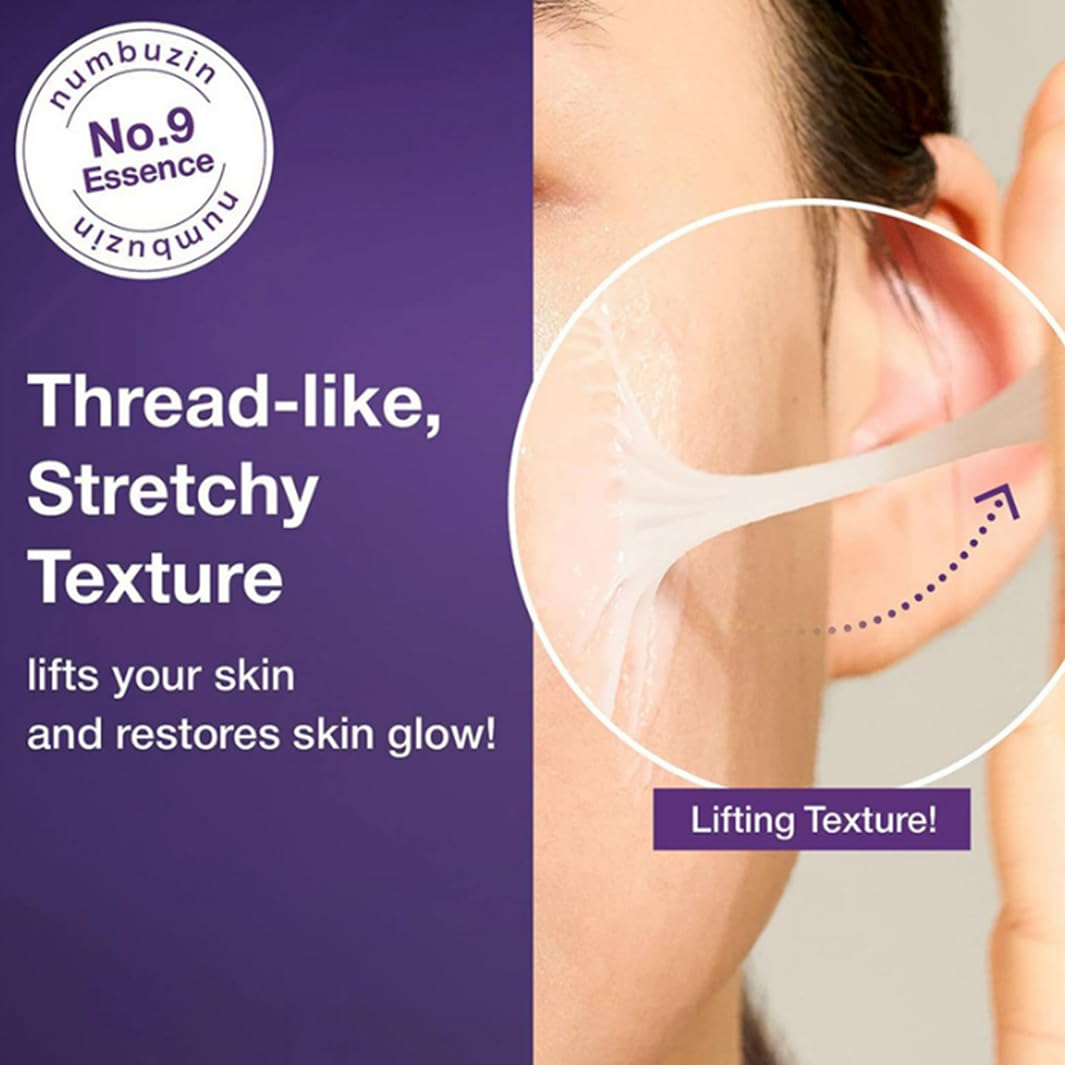 PLVNNZ No.9 ESsence,No.9 ESsence Anti-Aging Serum,Firming & Brightening Treatment for Women, Reduces Wrinkles, Uneven Skin Tone, with NAD+ Bio Lifting Complex 50ml