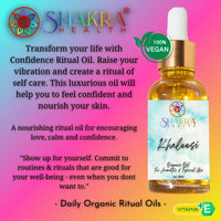 SH SHAKRA HEALTH Body Oil & Daily Ritual Moisturising Oil | Women: Sacred Self-Care & Spiritual Empowerment. Pagan Attraction Spells & Invocations. Vegan, Organic, Natural Massage Oil (Khaleesi)