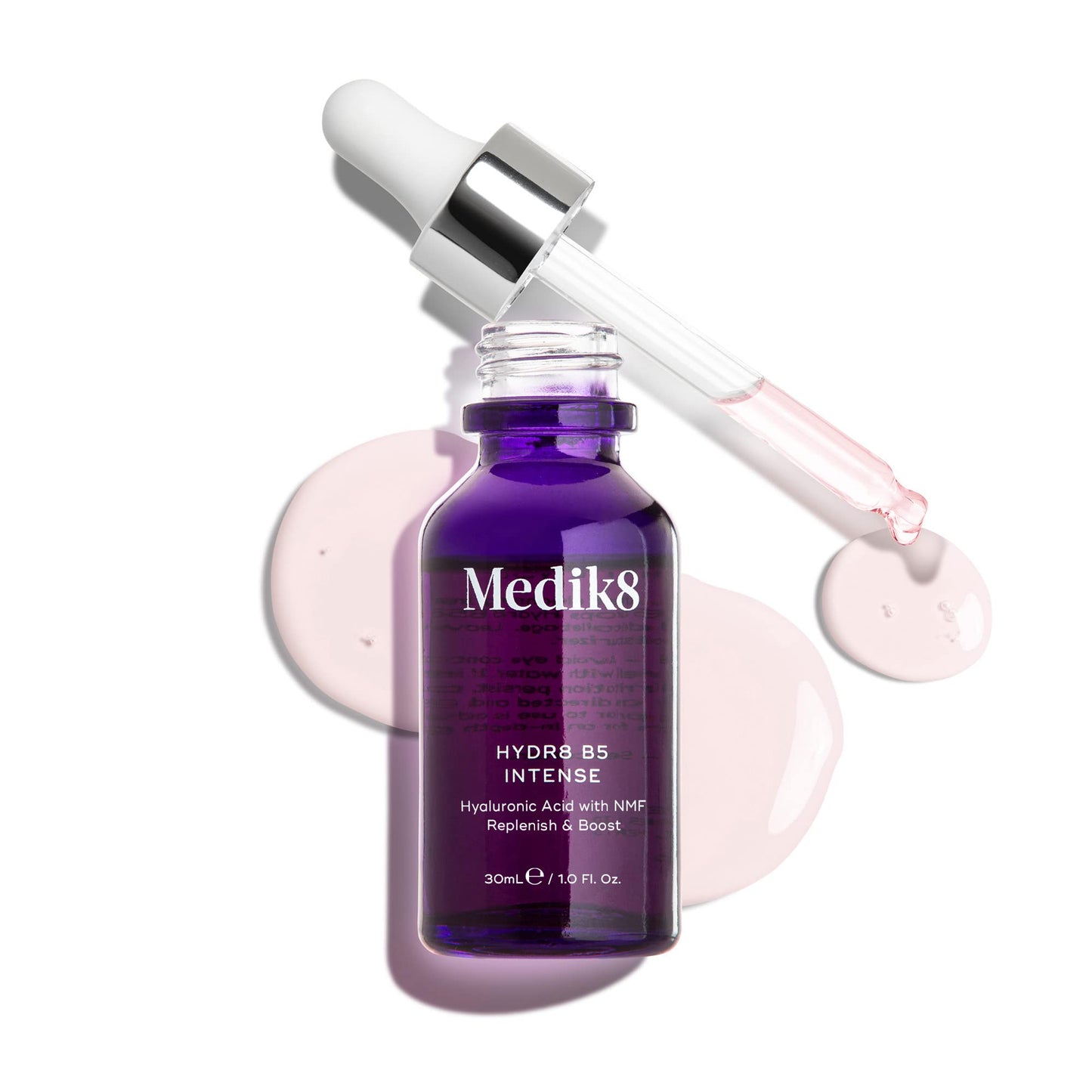 Medik8 Hydr8 B5 Intense - Multi-Weight Hyaluronic Acid Moisturising Serum - Replenishes, Smooths & Plumps Dry Skin - Dry & Dehydrated Skin