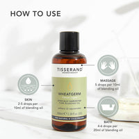 Tisserand - Wheatgerm Carrier Oil - Ethically Harvested Pure Blending Oil - for Aromatherapy and Body Massage - 100 ml