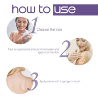 Generic All over Complexion Perfector with Extra Large Body Makeup Brushm, 2-in-1 Body Camouflage and Illuminator, Tattoo Cover up Cream, Body Full Coverage Perfector Waterproof No Transfer