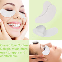 Under Eye Gel Pads, Jiasoval 50 Pairs Gel Eye Pads for Eyelash Extensions, Lint Free Under Eye Lash Pads, Eye Patch Pads for Salon and Individual Eye Lash Pads for Lash Extensions Pads