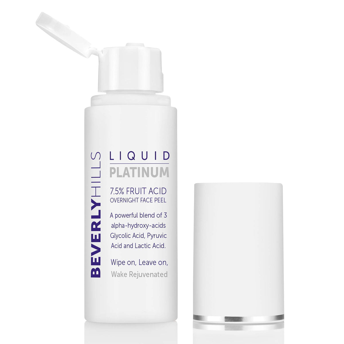 BEVERLY HILLS Beverly Hills 7.5% Glycolic Acid Peel with Lactic Acid & Pyruvic Acid - Face Exfoliator of Damaged & Dead Skin | Anti Aging Chemical Exfoliant for Face for Fine Lines & Wrinkles | Made in USA, 50mL
