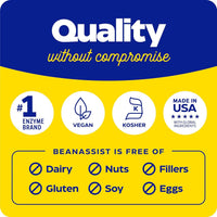 Enzymedica, BeanAssist, Digestive Support, 30 Capsules, Vegan, Gluten-Free, Soy-Free