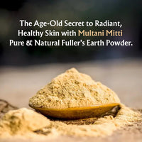 Hebhac Herbs Multani Mitti Powder, Bentonite Clay & Fuller's Earth Clay – 100% Natural Skin Soother, Cleanser & Acne Reducer – 100g