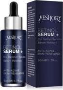 Aeshory Retinol Serum for Face/Neck/Eyes 50ml, High Strength with 5% Retinol, 30% Vitamin C, Vitamin E & Hyaluronic Acid - Anti Aging Facial Serum for Moisturizing, Fine Line, Skin Repair