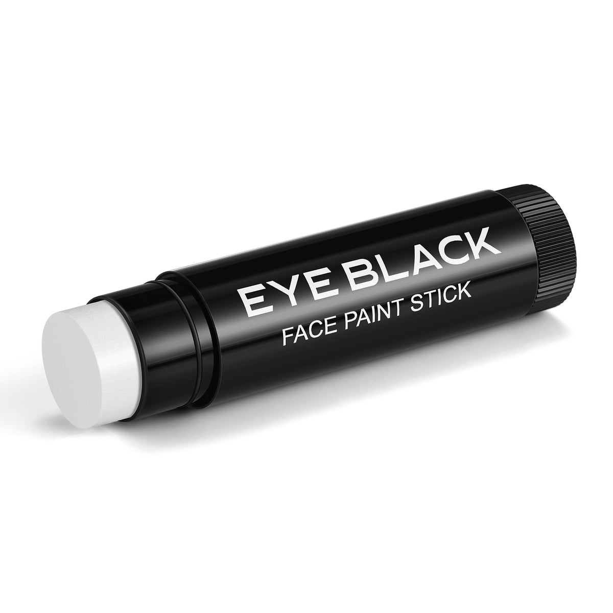 CCbeauty Black Face Paint - Eye Black Football Stick for Baseball Softball, Sweatproof Face Body Paint for Halloween Bash (White)