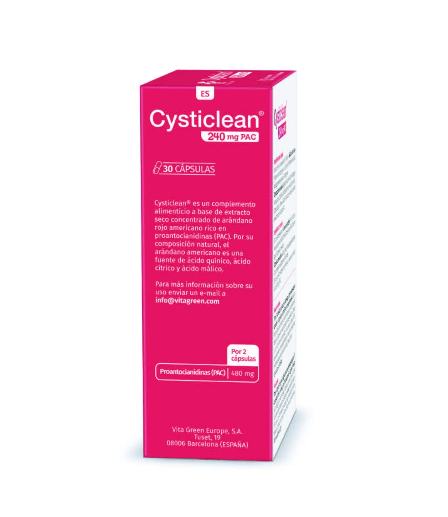 Cysticlean 240 mg PAC Tablets - Pack of 30