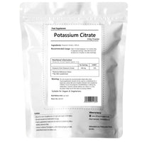 UKHealthHouse Potassium Citrate Powder 250g – High Strength Potassium Electrolyte Supplement | Supports Muscle & Nerve Function | Electrolytes Powder for Keto & Fasting | Dairy & Gluten Free