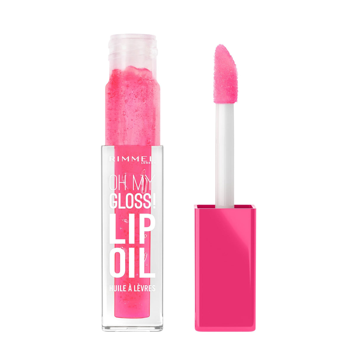 Rimmel Oh My Gloss! Lip Oil 003 Berry Pink, Juicy Shine, Hydrates & Naturally Plumps, Moisture Boost, Vitamin E, Replenishes & Restores the Lips, Coconut Oil, Non-Sticky, Vegan & Cruelty Free