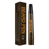DMQ Beard Pencil Filler,Brown Tattoo Eyebrow Pen with Fork Tip,Waterproof, Long Lasting, Natural Looking,Hair and Beard Filler for Define & Sharpen Hair, Beard & Eyebrow