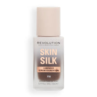 Revolution Beauty London Makeup Revolution, Skin Silk Serum Foundation, Light to Medium Coverage, Contains Hyaluronic Acid, F18, 23ml