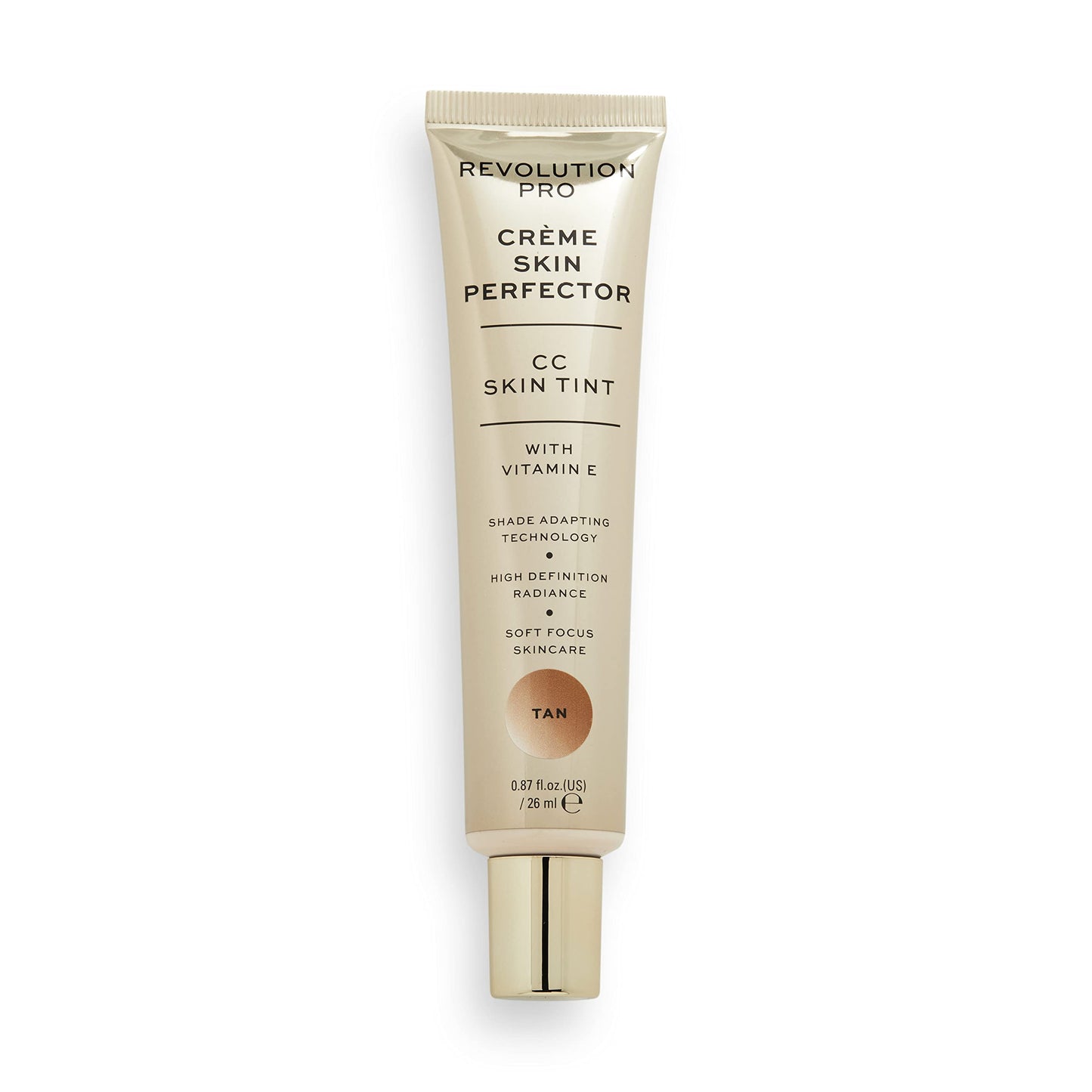 Revolution Beauty London Pro, CC Perfecting, Skin Tint, Foundation, Tan, 26 ml