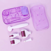 tao pipe Derma Roller 6 in 1 Micro Needing System Derma Roller Kit for Skin Care to Reduce Wrinkles, Sun Damage, Dark Spots, Scars