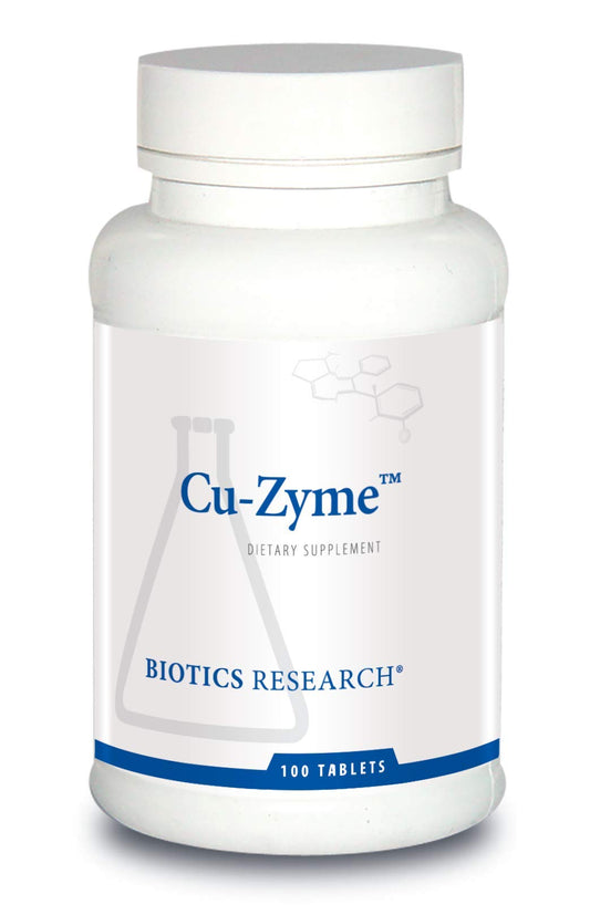 CuZymeTM Essential Mineral Supplement, Energy Metabolism, Iron Absorption, Healthy Bones, Immune Function 100 Tablets