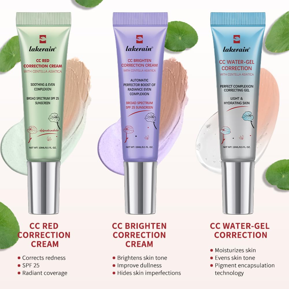 JEMPET Color Correcting CC Cream with Centella Asiatica(Blue)