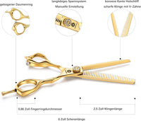 Dream Reach Hairdressing Scissors Sharp Thinning Scissors Japanese Stainless Steel 440C Handmade for Thinning