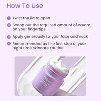 Earth Rhythm Retinol Night Cream Enriched with Vitamin B, C, & E, Clears Clogged Pores, Gives Radiant Skin, All Skin Type - 30gm