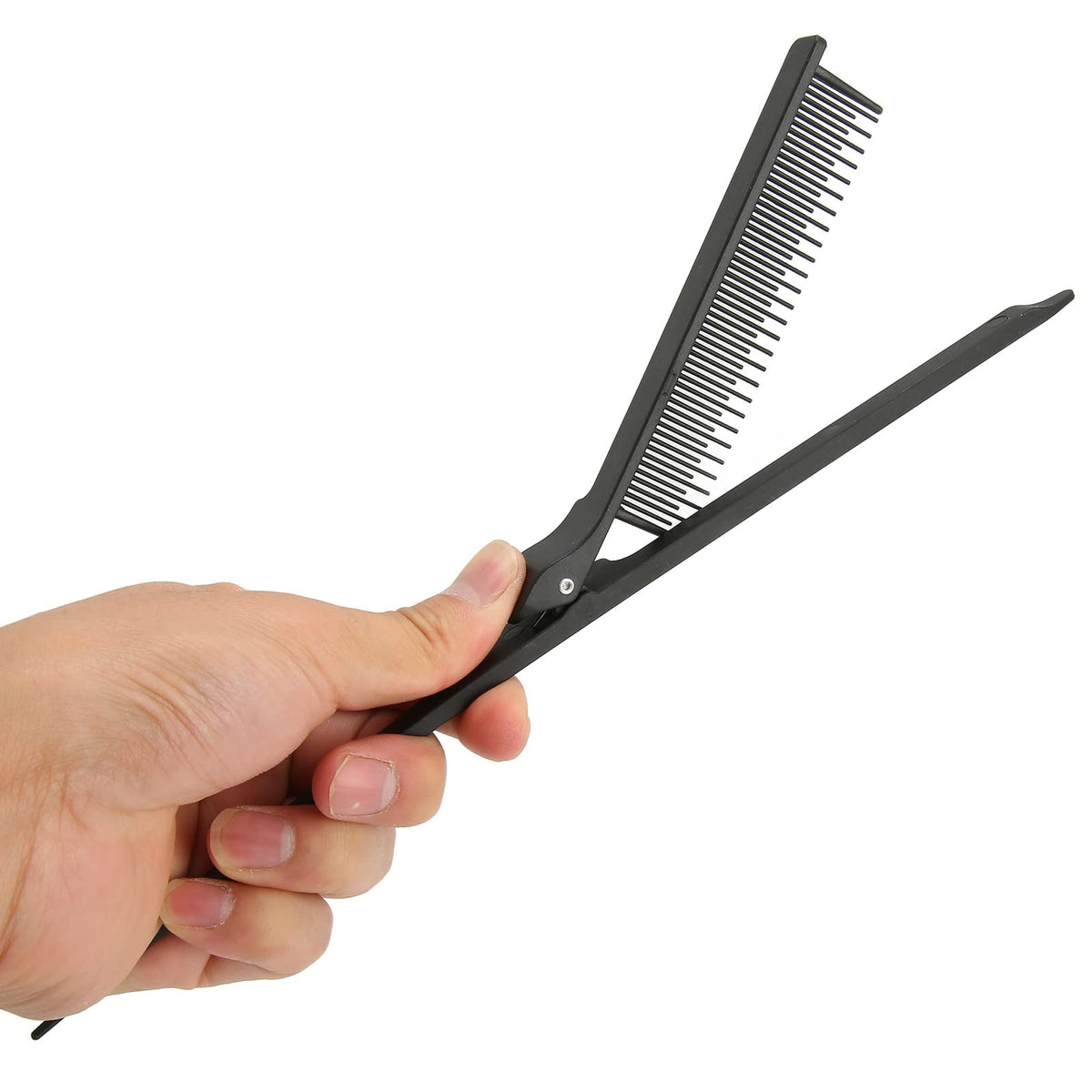 Brrnoo Hair Brush and Comb,Rat Tail Comb Salon Hairdressing Comb Hair Thinning Comb Hair Cutter Comb Rat Tail Teasing Clip Comb Professional Black Hair Salon Plastic Highlighting Comb