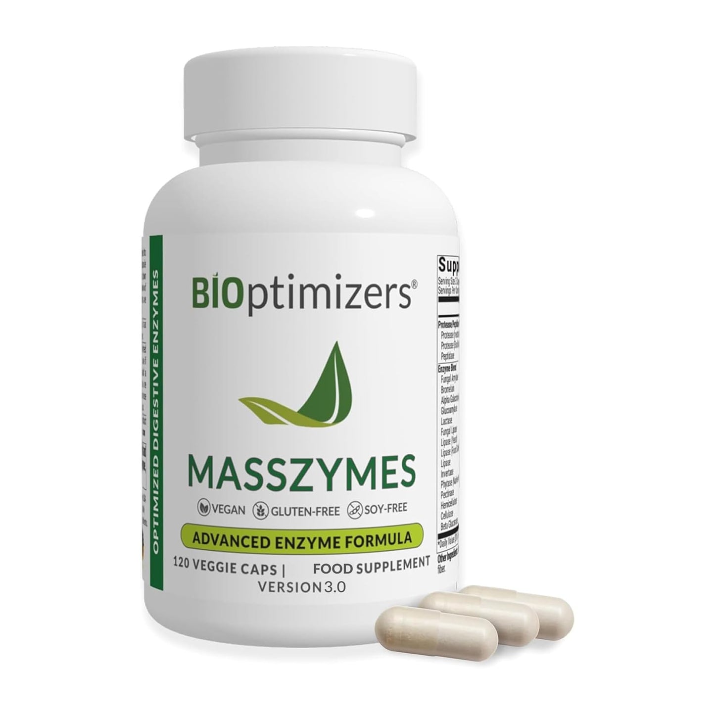 BIOptimizers BiOptimizers MassZymes and P3-OM Supplement Bundle | 180 Capsules