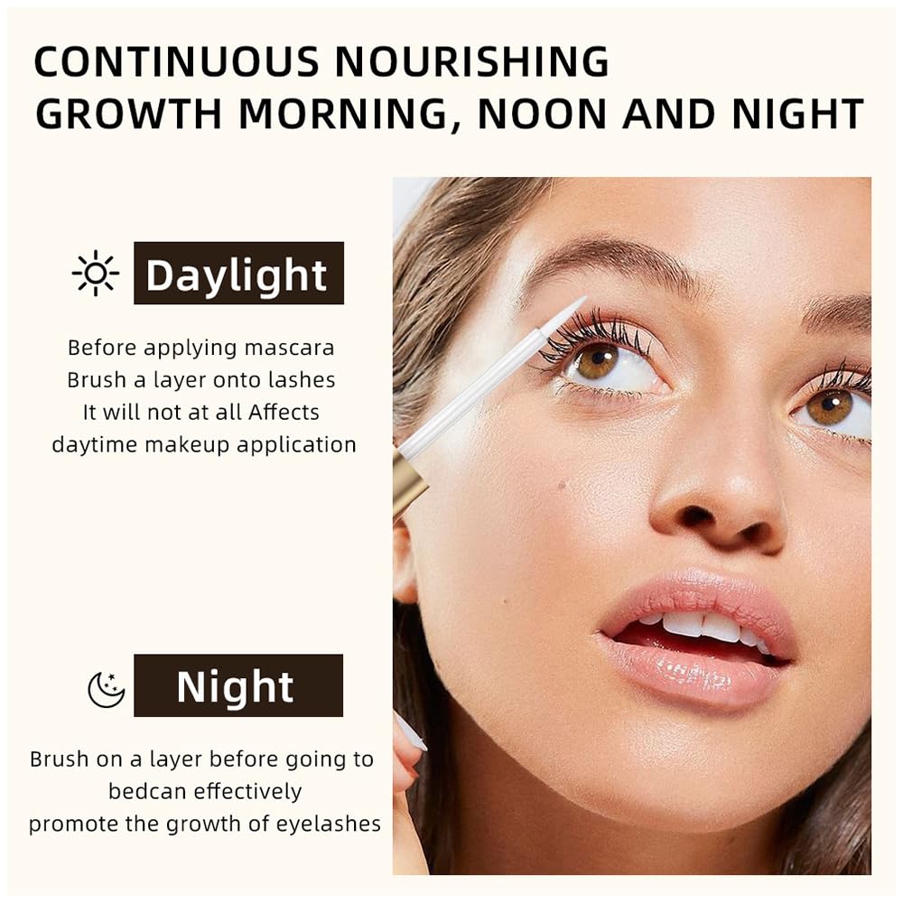 Mornery Eyelash Growth Serum - Premium Lash Serum for Eyelash Growth/Eyelash Enhancing Serum Boost Lash Growth Serum, Advanced Formula for Longer, Fuller and Thicker Luscious Lashes