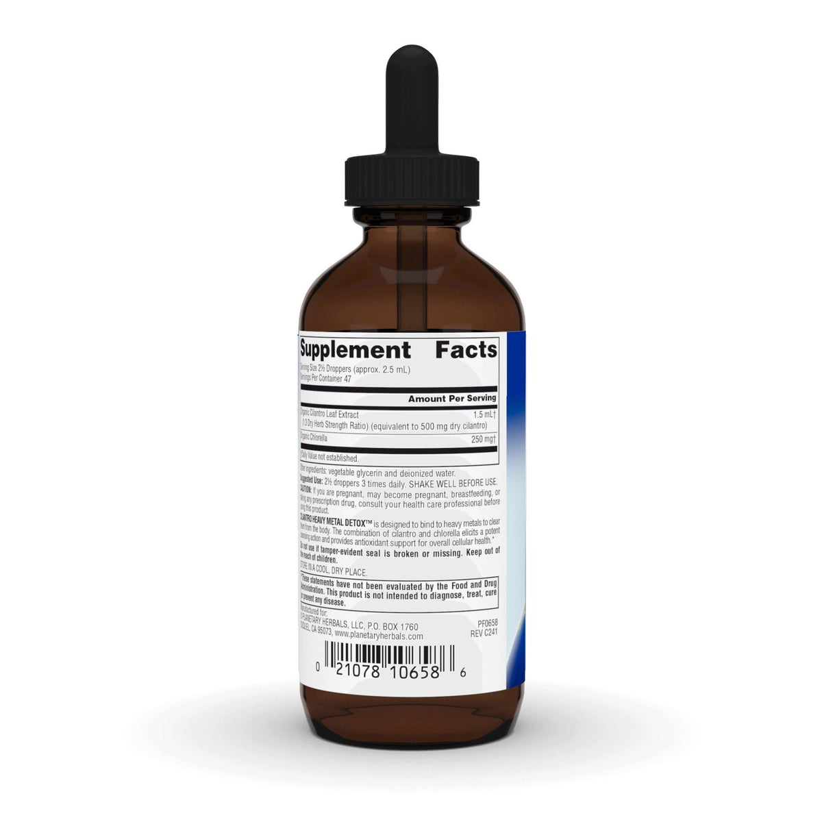 Planetary Herbals Cilantro Heavy Metal Detox, 4 fl oz (118.28 ml)