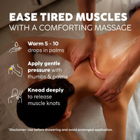 KUKKA essential oils Kukka Sore Muscle Massage Oil for Professional Massages - 100 ml - Made with Eucalyptus & Roman Chamomile, Relaxing Body & Face Oil for Sore Muscles, Spa & Yoga, Fast-Absorbing