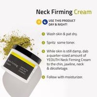 YEOUTH Neck Cream with Vitamin C, Moisturizing Neck Firming Cream for Women and Men, Targeting Decolletage and Double Chin, Cleavage and Chest 120ml