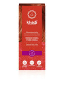 Khadi khadi Pure Henna Plant Hair Colour, Hair Colour for Exciting Orange Red to Intensively Bright Flame Red, Natural Hair Colour 100% Vegetable, Natural & Vegan, Natural Cosmetics, 100 g