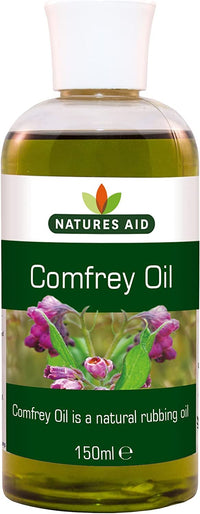 THREE PACKS of Natures Aid Comfrey Oil 150ml