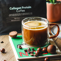 Protein Works - Collagen Protein Coffee, Bovine Collagen Powder, Premium Hydrolysed Collagen, Caramel Latte, 475g, 19 Servings