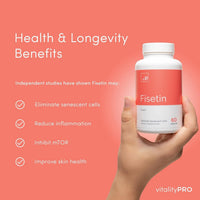 vP Vitality Pro Fisetin Supplement 100mg x 60 Capsules