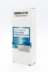 DERMAV10 Inovations Anti-Ageing Collagen Wrinkle Filler, 15 ml