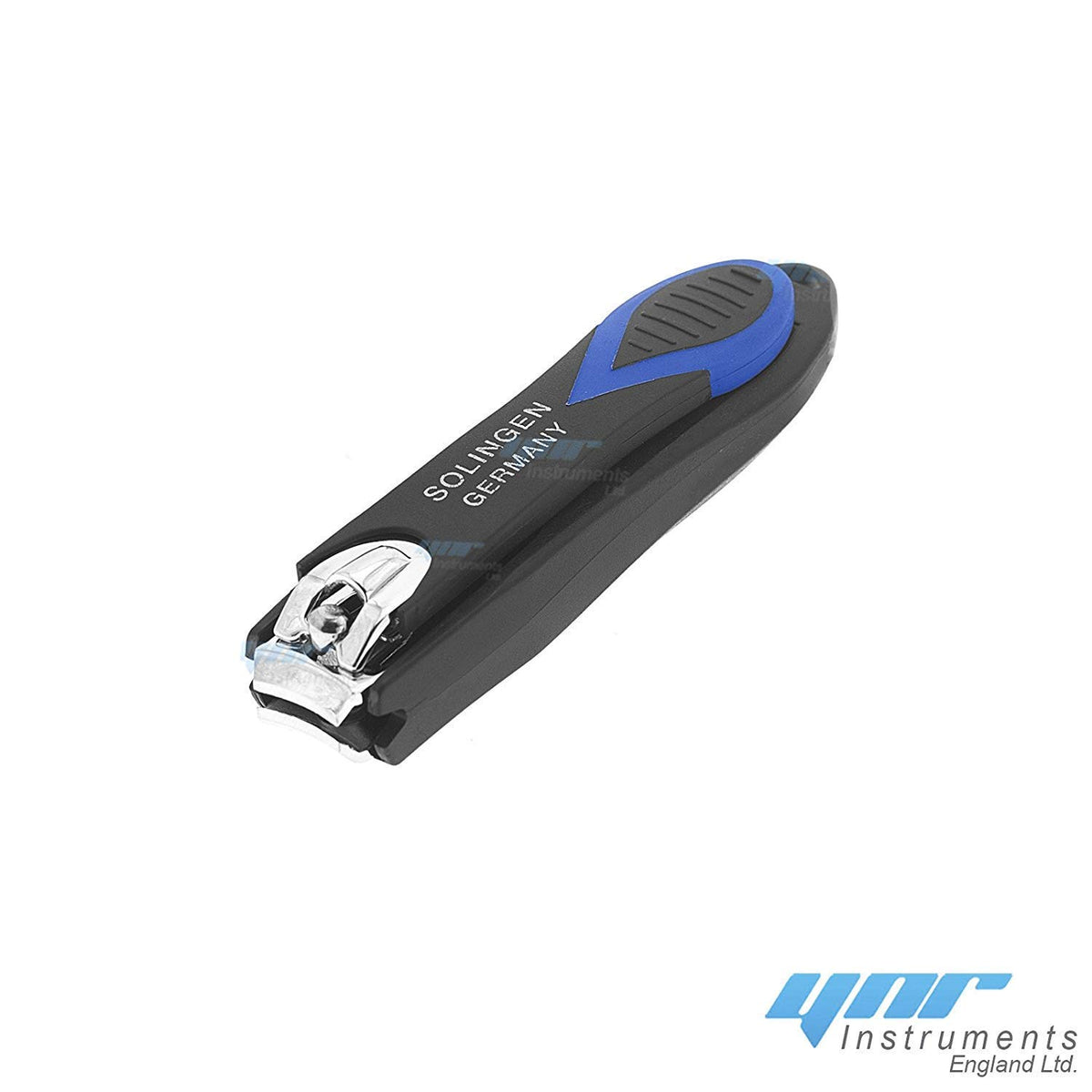 YNR ® German Best Fingernail Clippers Black Blue | Perfect New Year Gifts for Men & Women | Extra Sharp Easy Grip Nail Clipper | Professional Deluxe Stainless Steel Nail Clippers