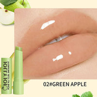 RoseFlower Lip Balm Set, Natural 4 Fruit Flavors Tinted Lip Balm for Lip Care, Lip Repair Tubes, Prevent Cracked & Dry Lip, Create Jelly Toot Lip