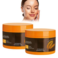 Neyared 2PCS Fast Tanning Bronzing Butter with Coconut Oil and Vitamin E, Intensive Tanning Gel for Sunbeds & Outdoor Sun