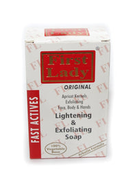 FIRST LADY First Lady Fast Actives Original Skin Lightening & Exfoliating Soap 200g (Red)