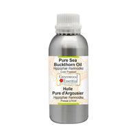 Greenwood Essential Pure Sea Buckthorn Oil (Hippophae rhamnoides) Cold Pressed 300ml (10 oz)